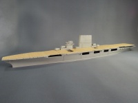 Holzdeck für 1:350 USS Saratoga CV-3 - Trumpeter 05607 - 1:350