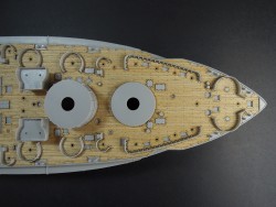 Wooden Deck for 1/350 USS New York BB-34 - Trumpeter 05339 - 1/350