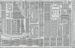 Photo-Etched Parts - Superstructure for 1/200 USS Missouri  - Trumpeter 03705 - 1/200