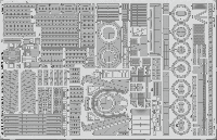 Photo-Etched Parts - Superstructure for 1/200 USS Missouri  - Trumpeter 03705 - 1/200