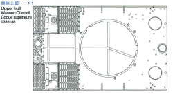 Upper Hull for Tamiya Tiger I (56010) 1:16