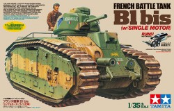 French Battle Tank Char B1 bis - Motorised - 1/35