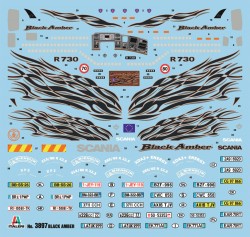 Scania R730 ''Black Amber'' - 1:24