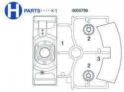 H Parts (H1-H3) for Tamiya Tiger I (56010) 1:16