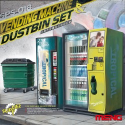 Vending Machine and Dustbin Set - 1/35