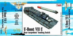 U-Boot Type VIIC Torpedo Winch for Torpedo Loading Rear Tubes in Harbor for Revell 05015 - 1:72
