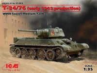 T-34/76 - Frühe Produktion 1943 - Sowjetischer mittlerer Kampfpanzer - 1:35