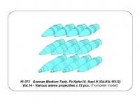 Projektile (verschiedene Ausführungen) für Panzerkampfwagen IV