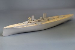 Holzdeck für 1:350 HMS Dreadnought 1918 - Trumpeter 05330 - 1:350