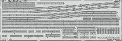 Photo-Etched Parts - Railing - for 1/350 IJN Musashi - Tamiya 78031 - 1/350