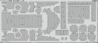 Fotoätzteile - Decksplatten für 1:350 IJN Musashi - Tamiya 78031 - 1:350