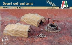 Desert well and tents - 1/72