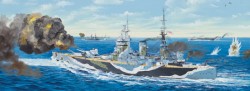 Royal Navy Battleship HMS Rodney - 1:200