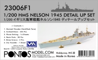 Detail Set for 1/200 HMS Nelson 1945 - Trumpeter 03708 - 1/200