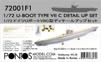 Detail Set for 1/72 Type VII C U-Boat - Revell 05015 - 1/72