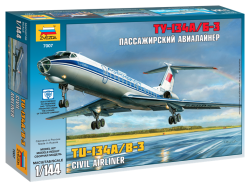Tupolew Tu 134A / B-3 - Ziviles Passagierflugzeug - 1:144
