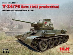 T-34/76 - Späte Produktion 1943 - Sowjetischer mittlerer Kampfpanzer - 1:35