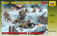 Soviet Tank Hunters with Dogs WWII - 1/35