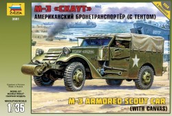 US M3 Armored Scout Car with Canvas - 1/35