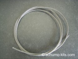 Flexible Steel Cable - 2mm ø - 100cm
